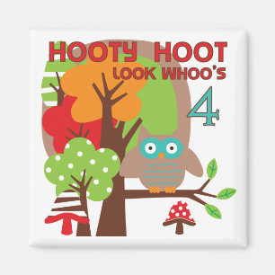 4. Geburtstag T Shirts und Geschenke Magnet