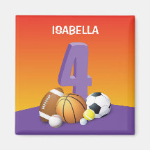 4. Geburtstagssportbälle