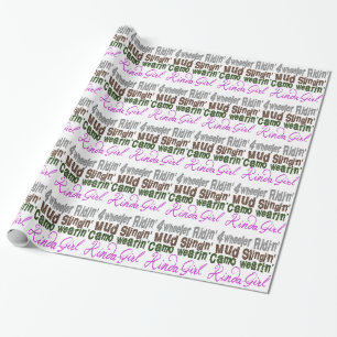 4 Geschäftemacher ridin Schlamm slingin Camouflag Geschenkpapier