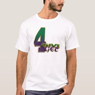 4-Give 4-Get 4 Favre weißer grüner T - Shirt