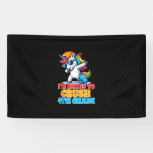 4. Grade Dabbing Unicorn Ich bin bereit, zu zerdrü Banner