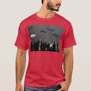 4 Groupers und Manta BW T-Shirt
