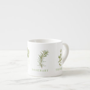 4 HERBES FRESH Tasse à expresso