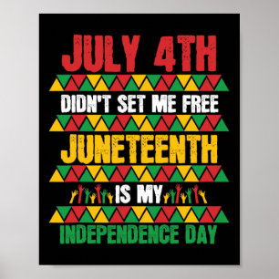 4. Ich habe nicht meine Unabhängigkeit Set Poster