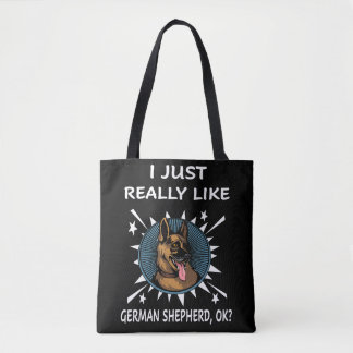 4 Ich mag nur die deutsche Hirte OK Tasche