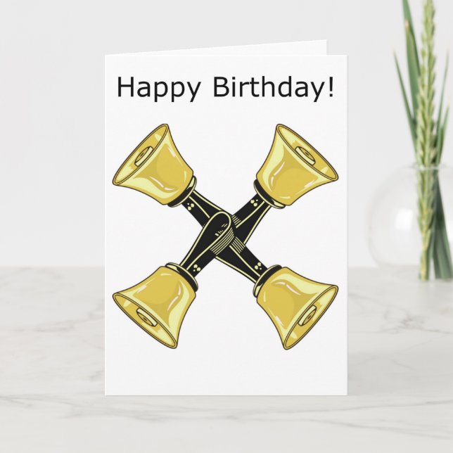 4 In Hand - Happy Birthday Card Karte (Vorderseite)