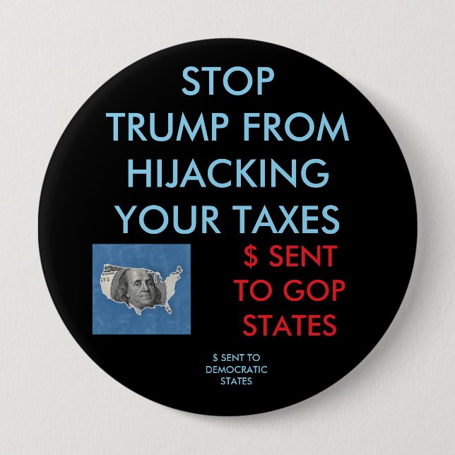 4 inch round Button (Vorderseite)