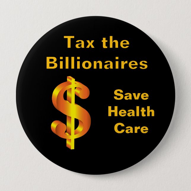 4 inch round Button (Vorderseite)