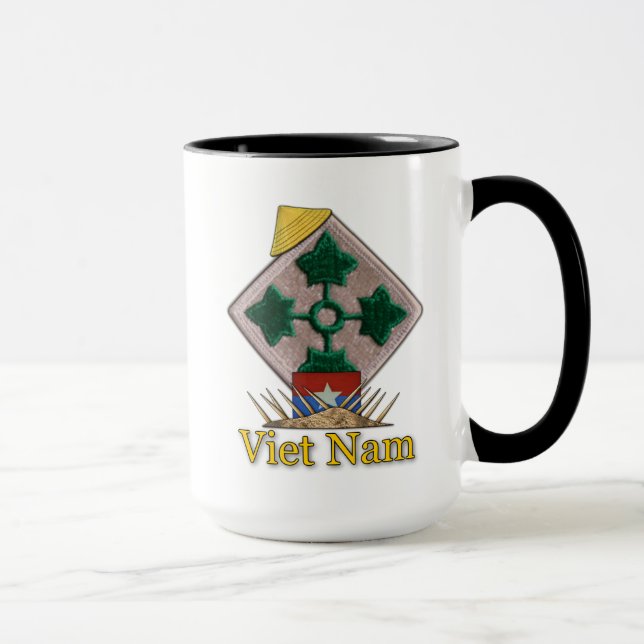4. INF DIV Infanterieabteilung Vietnamkrieg Tasse (Rechts)