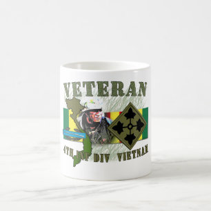 4. Inf Div.-Vietnam (w/CIB) Kaffeetasse