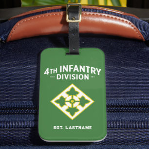 4. Infanterie "Ivy" Division anpassbar Gepäckanhänger