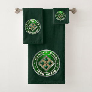 4. Infanterieabteilung Badhandtuch Set