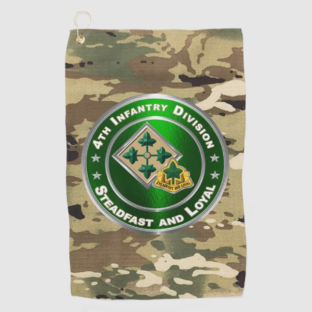 4. Infanterieabteilung Golfhandtuch (Vorderseite)