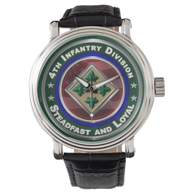 4. Infanterieabteilung Keepake Watch Armbanduhr (Vorderseite)