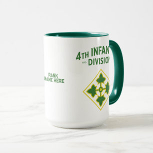 4. Infanterieabteilung Personalizable Zweitone Tasse