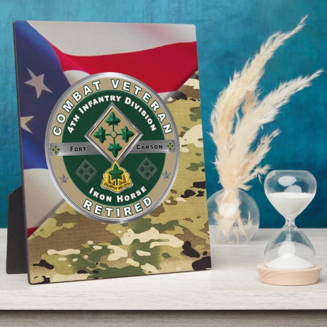 4. Infanterieabteilung Remüde Veteran Fotoplatte (Seite)