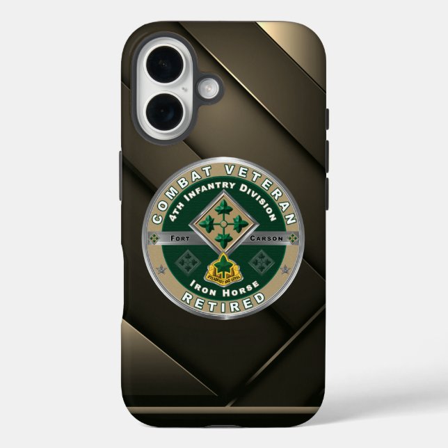 4. Infanterieabteilung Remüde Veteran iPhone 16 Hülle (Rückseite)
