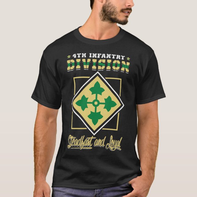4. Infanterieabteilung Shirt Vierte ID-T - Shirt (Vorderseite)