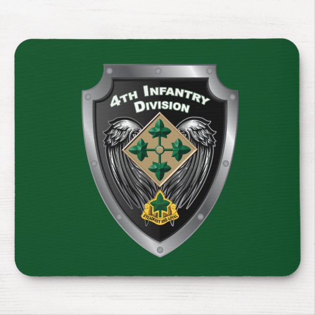 4. Infanterieabteilung "Steadfast and Loyal" Gesch Mousepad (Vorne)