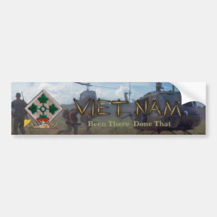 4. Infanterieabteilung Vietnam Krieg Autoaufkleber