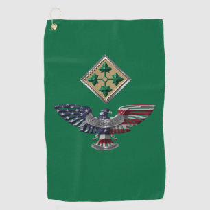4. Infanteriedivision Golfhandtuch