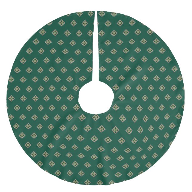 4. Infanteriedivision Polyester Weihnachtsbaumdecke (Vorderseite)
