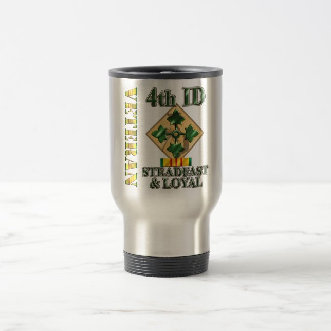 4. Infanteriedivision-Vietnam-Veteran Reisebecher (Mittel)