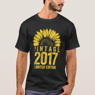4 Jahre alt 2017 Limited Edition 4h Bday Floral T-Shirt