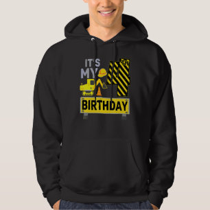 4 Jahre alter Junge Es ist mein 4. Geburtstagsbau Hoodie
