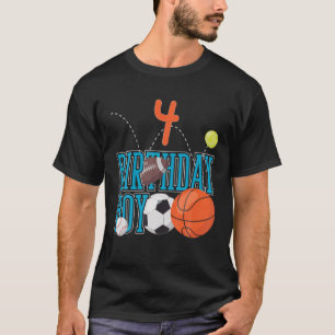 4 Jahre Junge Sportmatching Familie T T-Shirt