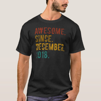4 Jahre Phantastisch seit Dezember 2018 4. Geburts T-Shirt