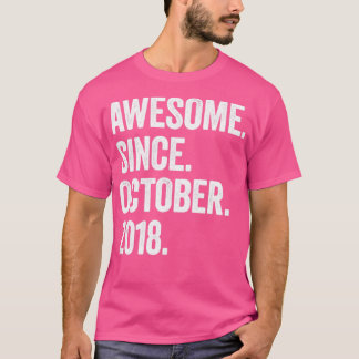 4 Jahre Phantastisch seit Oktober 2018 4. Geburtst T-Shirt