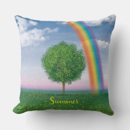4 Jahreszeiten Design Kissen SOMMER / WINTER
