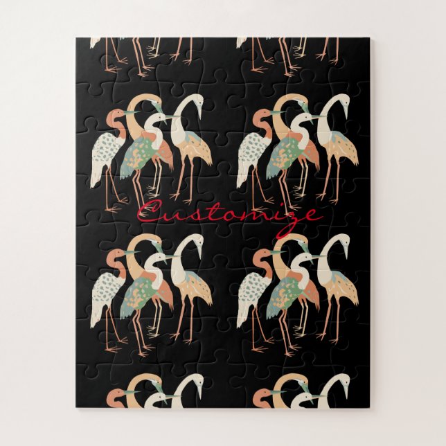 4 Japanische Krane Thunder_Cove (Vertikal)