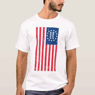 4 juillet amusement de T-shirt de drapeau