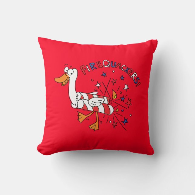 4 juillet Coussin de canard patriotique (Recto)