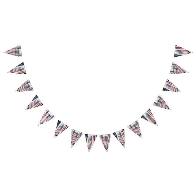 4 juillet drapeau Bandeau de jonction personnalisé (Tout)