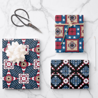4 juillet ENSEMBLE DE PAPIER À DRAPEAU AMÉRICAIN D