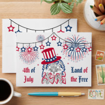 4 juillet Fête de l'Indépendance Aigle américain