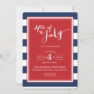 4 juillet invitation