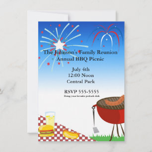 4 juillet invitation au pique-nique pour l'indépen