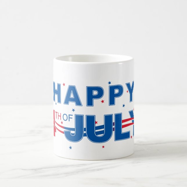 4 juillet Mug de café (Centre)