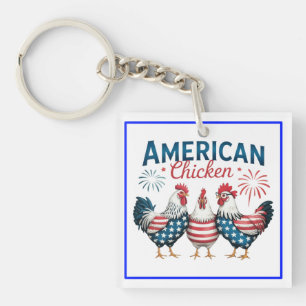 4 juillet Patriotique American Chicken-62987