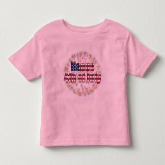4 juillet T-shirt heureux de sonnerie d'enfant en
