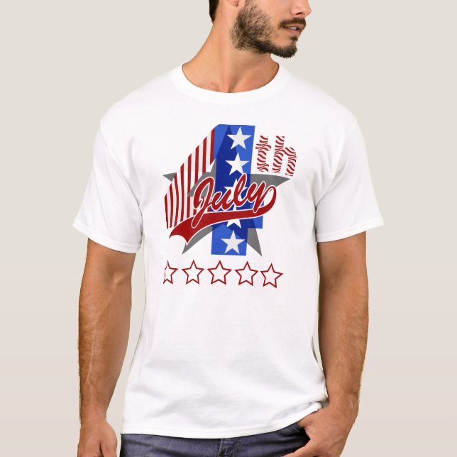 4 juillet T-shirts de Jour de la Déclaration (Devant)
