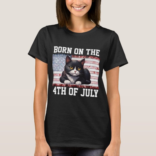 4 juillet T-SHIRTS TUXEDO CAT (Devant)