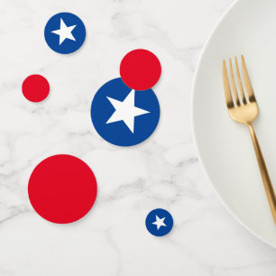4 juillet Table Confetti