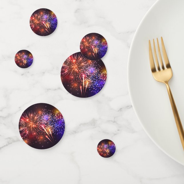 4 juillet Table Confetti (Groupe)