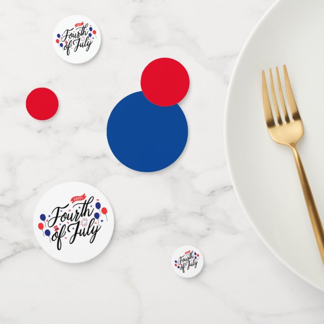 4 juillet Table Confetti (Groupe)