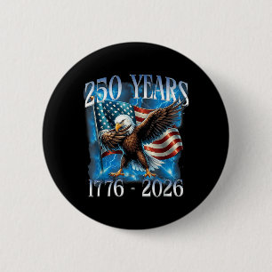 4. Juli 1776-2026 Dabbing Eagle 250. USA Button